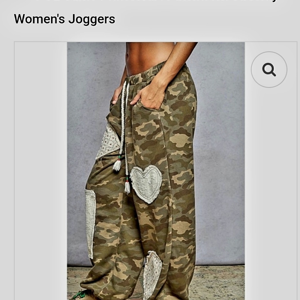 Pol Camouflage Patchwork Joggers - image 2
